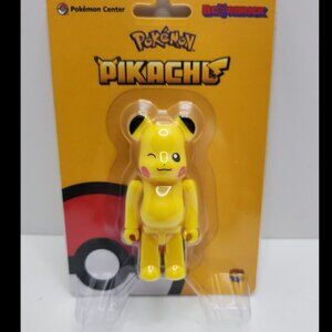 NEW Medicom Bearbrick Female Pikachu Pokemon Center Be@rbrick 100% Figure Vinyl